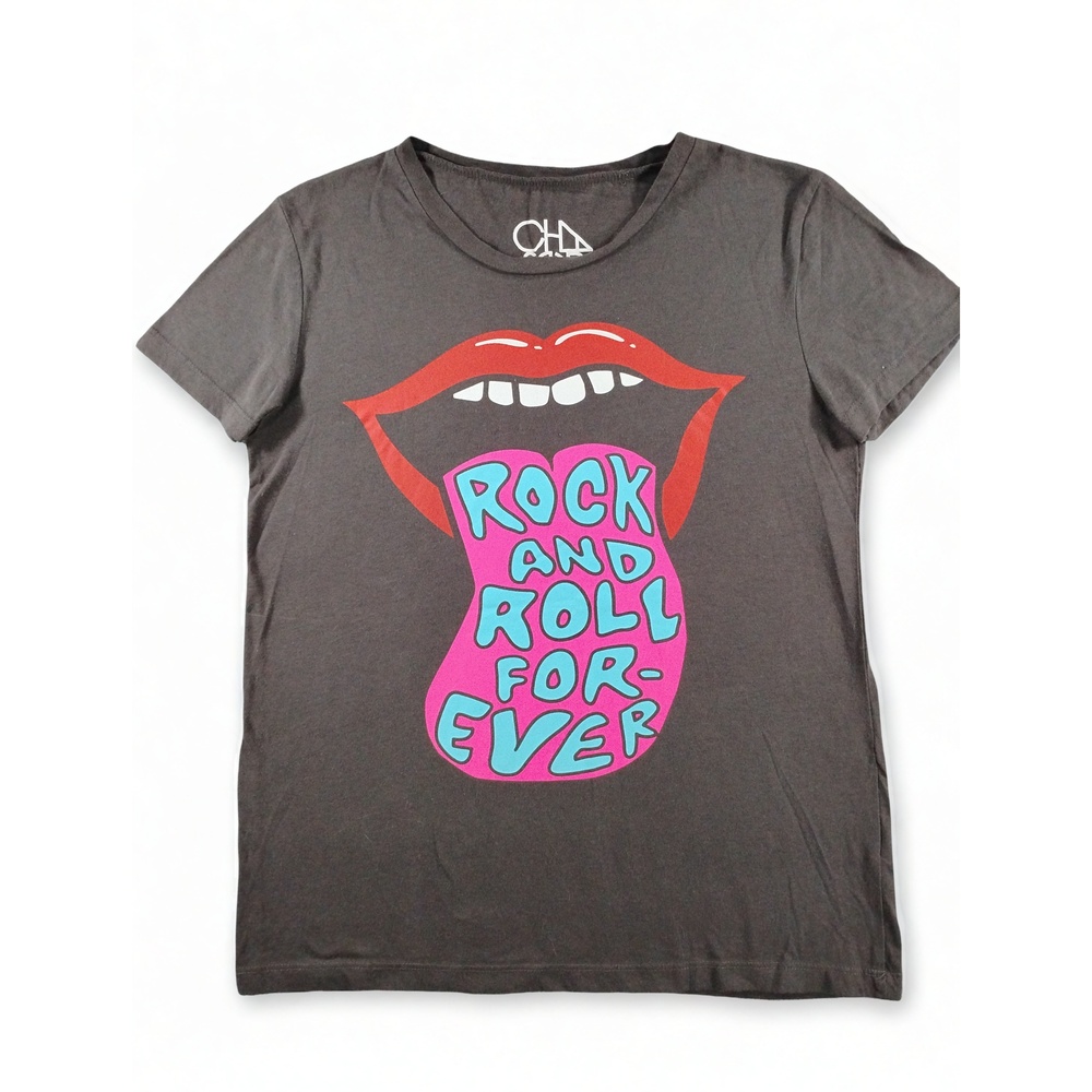 Grunge Streetwear Chaser Graphic Cotton T-Shirt Small Rock Band Concert Tee